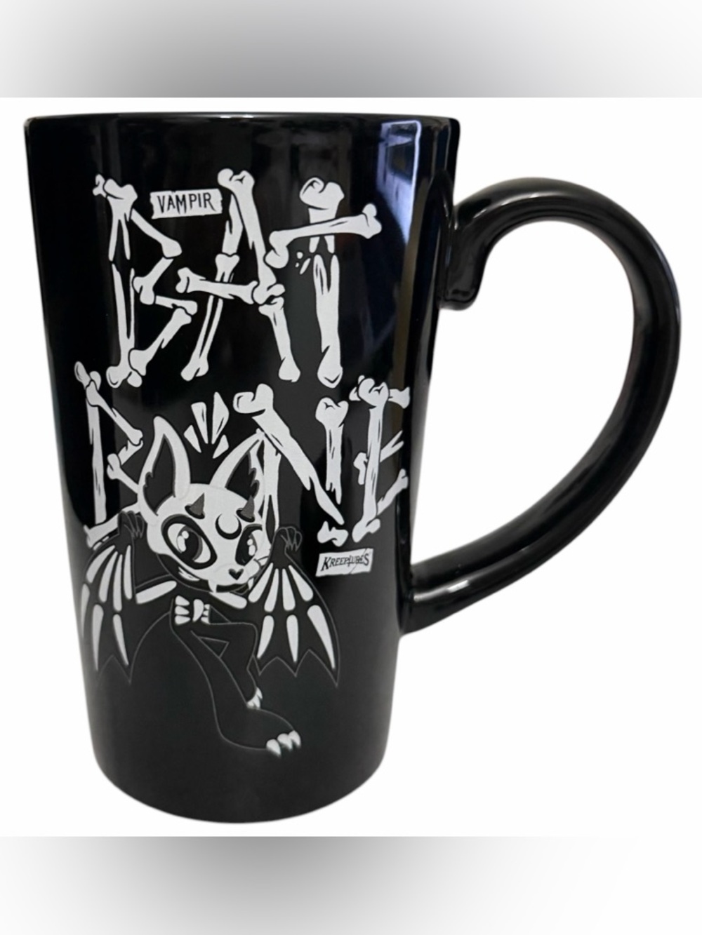 Killstar Mug Tall Batbone Vampir Black Haunted Homeware Kreeptures